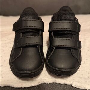 Adidas Kids Black Double Strap Sneakers Adidas Star Wars Grand Court size 4K